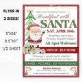 Pancakes with Santa Invitation